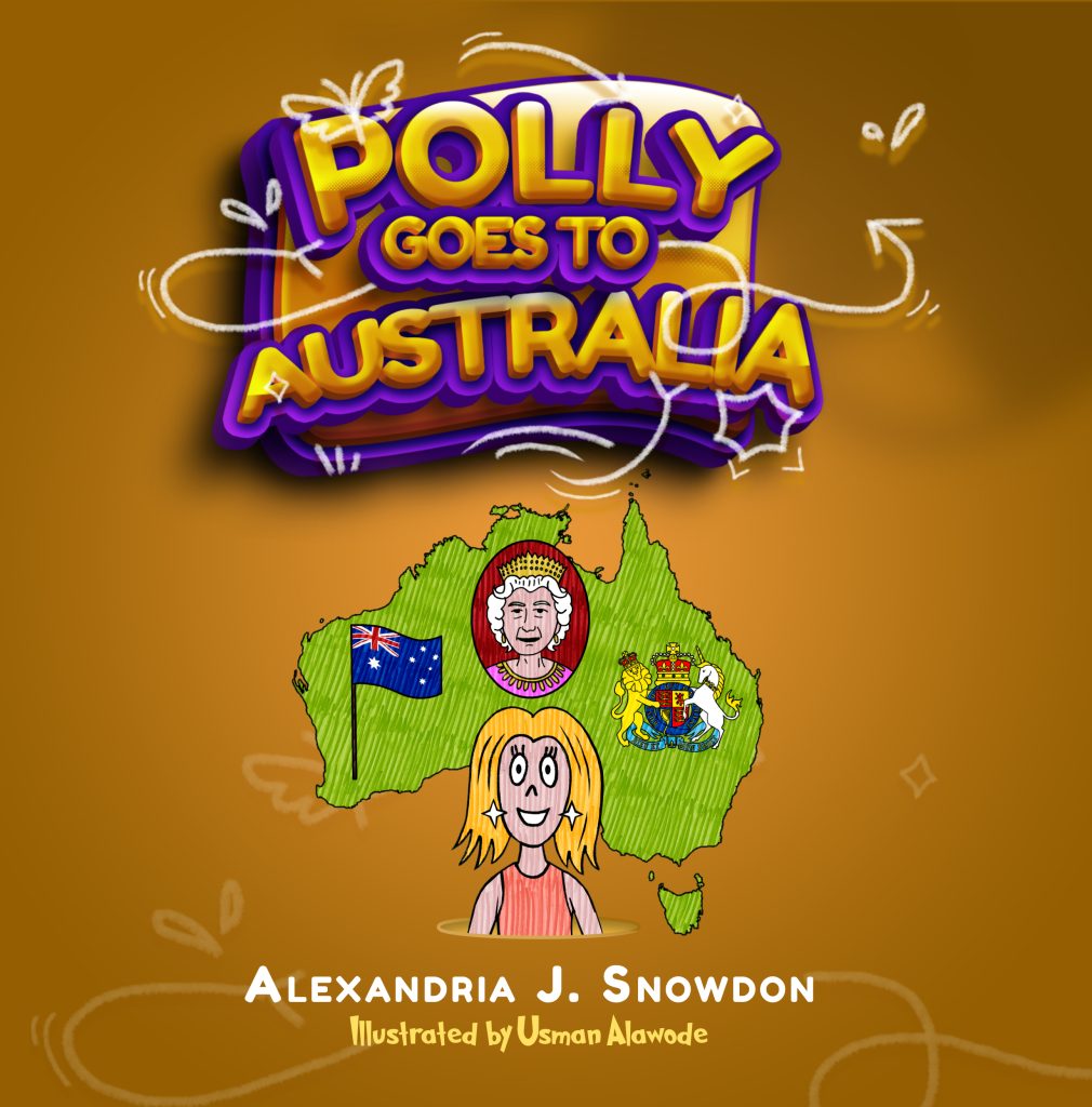 polly goes to australia font cover revised